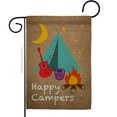 thumbnail image 2 of Breeze Decor 59045 Happy Campers 2-Sided Impression Garden Flag - 13 x 18.5 in., 2 of 2