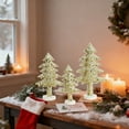 thumbnail image 4 of Non-Woven Mini Christmas Tree Desktop Decoration Set Festive Tabletop Xmas Tree Kit Small Christmas Tree Decorations for Home Office Desk Holiday Seasonal Decor, 4 of 7