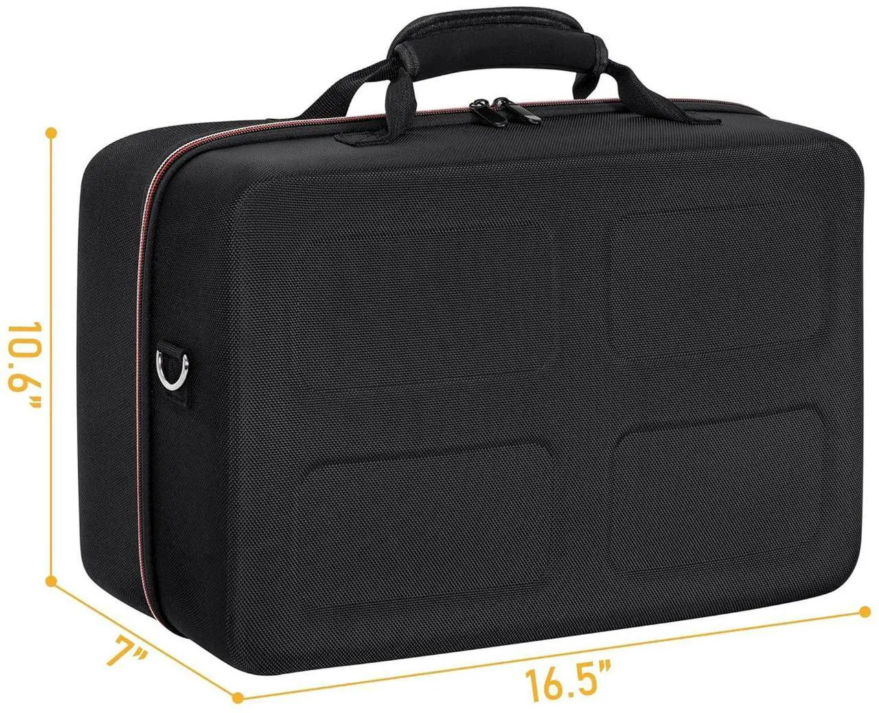 Hard Shell Carrying Case Compatible with PS5, Travel Bag Holds PlayStation 5 Disk Digital Edition, Games and Gaming Accessories