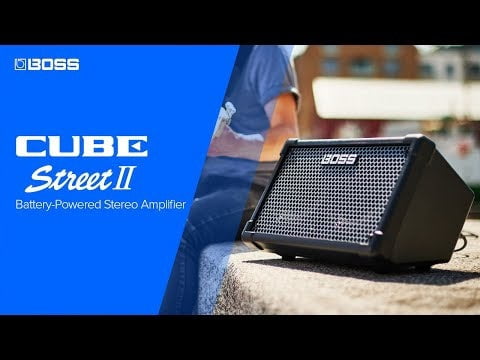 Boss Cube Street II 10-Watt 2x6.5" Guitar Combo Amplifier (Red)