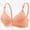Khaki, variant on Women's Wireless Bras Spliced Back Hook Breathable Classic Casual Inner Wear
