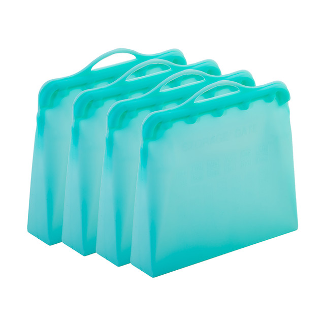 ITPCINC Reusable Silicone Food Storage Bags Multipurpose 1 Gallon