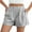 Grey, variant on GZWYHT Shorts for Women Lounge Pants Women Women's Summer Fashionable Casual Loose Back Patch Pocket Striped Shorts Comfy Pants Women Flowy Shorts for Women Grey L