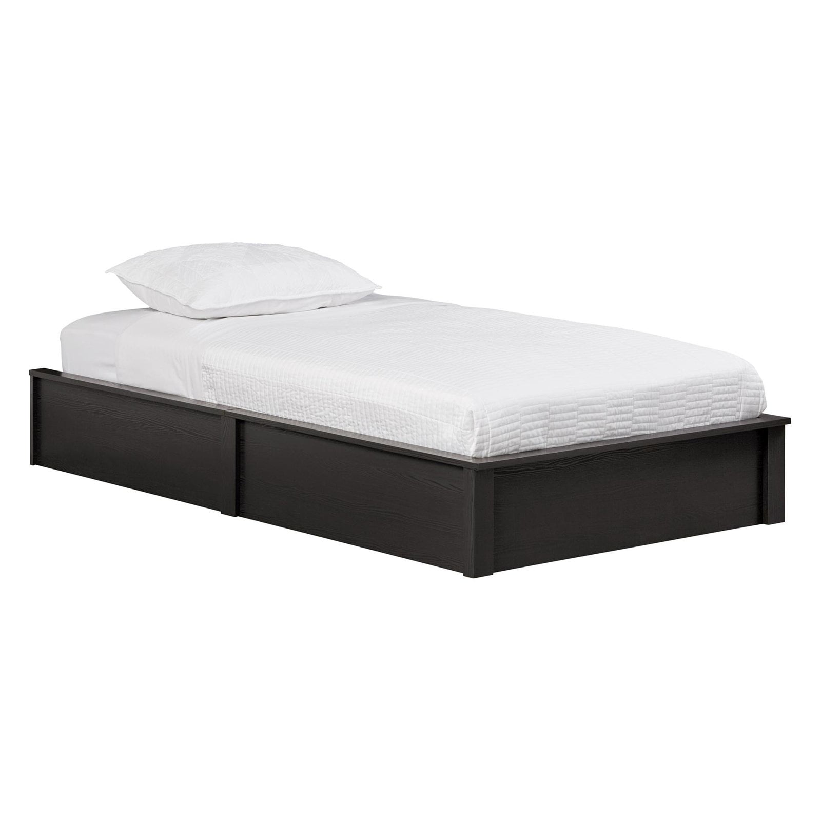 Ameriwood Home Platform Bed Black Oak Twin Com