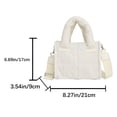 thumbnail image 4 of Bolso Mano Informal para Mujer Acolchado Gran Capacidad Con Correa Ajustable Elegante Hobo, 4 of 9