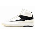 thumbnail image 1 of Ni - ke Ni - ke AIR JORDAN RETRO 2 Women High top Sneaker Shoes Sail Black Various size NEW, 1 of 5