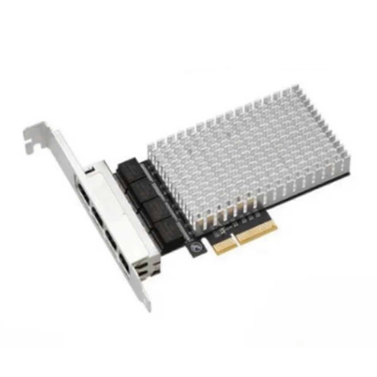 PCIE 4-Port 2.5G Diskless Network Card, Gigabit Wired Network Port ...