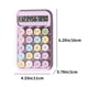 thumbnail image 3 of Calculadora científica portátil pequeña para estudiantes, 10 dígitos, cuerpo pequeño, teclas de plástico, almohadilla inferior antideslizante, teclas transparentes, calculadora científica., 3 of 8