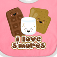 thumbnail image 4 of Inktastic I Love S'Mores Boys or Girls Baby Bib, 4 of 4