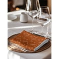 thumbnail image 6 of Burnt Orange Fall Cloth Napkins Set of 4 Reusable Dinner Napkins, Thanksgiving Autumn Leaves Elegant Pastoral Cocktail Napkin Washable Table Napkins for Wedding/Holiday Party/Baby Shower 20"x20", 6 of 7