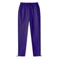 thumbnail image 1 of Mefallenssiah Full Length Pants Clearance Men'S Sports Leisure Pocket Solid Color Elastic Waist Drawstring Straight Leg Retractable Hem Design Long Pants, 1 of 6