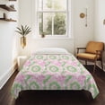 thumbnail image 4 of Pink Teal Tapestry for Bedroom Wall Hanging Tapestry, Modern Tie Dyeing Contemporary Abstract Art Ceiling Backdrop Tapestries Poster Blanket Wall Decor for Teens Room Living Room Dorm 51" x 59", 4 of 8