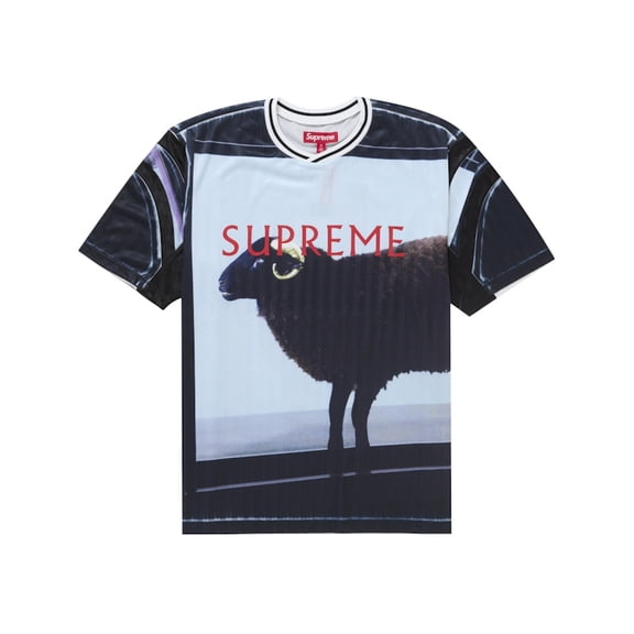 Supreme Men's Damien Hirst Soccer Jersey Black, from StockX