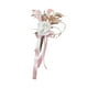 thumbnail image 2 of Arreglo floral y cintas para el banco del pasillo Respaldo de la silla del pasillo Floral para banquete Rosa, 2 of 9