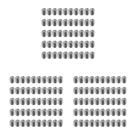 150Pcs M2.5 x 3mm Stainless Steel Hex Socket Set Grub Screws Headless Cup Point