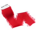 thumbnail image 3 of FeiraDeVaidade 4Cm*5M Handmade Fringe Chiffon Silk Ribbon For Wedding Invitations  Bridal Bouquets  Gifts Wrapping  Diy Crafts, 3 of 7