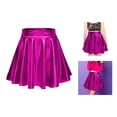 thumbnail image 4 of Falda plisada, accesorio de vestuario, falda plisada ligera y versátil para dama rosa roja mediana, 4 of 9