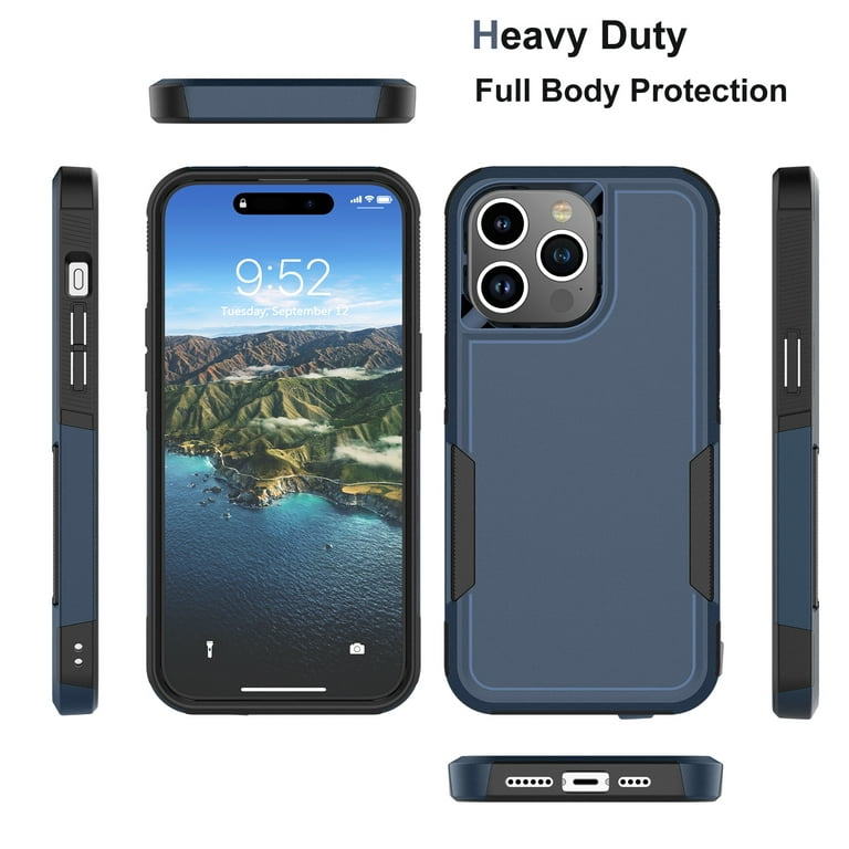 MXX iPhone 8 Plus Heavy Duty Protective Case with Screen Protector [3  Layers] Rugged Rubber Shockproof Protection Cover for Apple iPhone 7 Plus 
