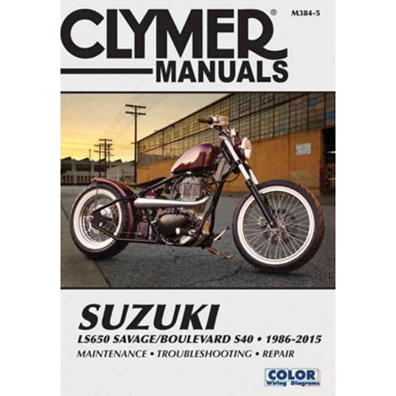 Pre-Owned Suzuki LS650 Savage Boulevard S40 Motorcycle (1986-2015) Clymer Repair Manual ^