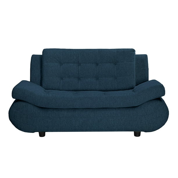 Sofá Love Seat Bali Rogga 2 Plazas Azul Rey