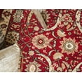 thumbnail image 6 of Rugs.com Neda Collection Rug – 8 Ft Round Red Low Rug Perfect For Kitchens, Dining Rooms, 6 of 9