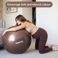 thumbnail image 2 of Pelota de parto BABYGO 65 cm, set de yoga y ejercicio para embarazo, 2 of 9