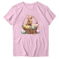 thumbnail image 2 of Puntoco Liquidación de camisetas cortas para mujer Camiseta de manga corta con cuello redondo y estampado para mujer Camiseta de manga corta con cuello redondo, 2 of 3