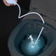 thumbnail image 2 of Wosthever Accesorios de descarga Partes del cuerpo fáciles de limpiar con conexión estrecha Limpieza de lavabos para mujeres embarazadas Juegos de accesorios de baño Un solo agujero blanco, 2 of 6