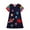 Blue, variant on CONYUMN Tea Party Dresses for Girls Spring and Summer New Space Planet Pattern Girls' Dress Knitted Summer Children's Dress Girls formal Dress Dresses for Girls Girls Dresses Size 10-12 (Blue,6T)