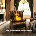 thumbnail image 2 of Fender FA-125 Dreadnought Acoustic Guitar - Sunburst w/ Gig Bag, 2 of 9