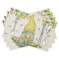 thumbnail image 3 of CNKOO 4Pcs Printemps/été Coton Sets de Table Cuisine Style Campagne Sets de Table 13X19In (4Pcs), 3 of 5