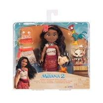 Disney's Moana 2 Adventure Petite Set 6 inch Tall Moana Doll with 2 Outfits and Accessories
