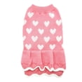 thumbnail image 2 of Falleo Clearance Warm Autumn And Winter Red Caring Dog Clothes Sweater Skirt Festive Christmas New Year Pet Clothes, 2 of 4