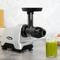 thumbnail image 3 of Omega Cold Press Masticating Juicer and Nutrition System, Compact Juicer with 3-Stage Auger, in Silver (CNC80S), 3 of 14