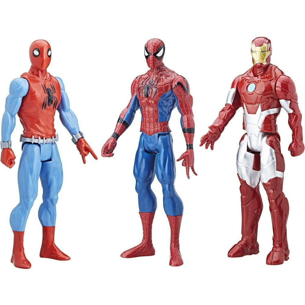SpiderMan Titan Hero Series 12Inch Action Figure 3Pack