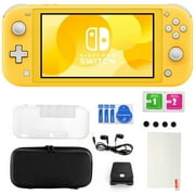 Nintendo Switch Lite in Yellow with 11 in 1 Accessories Kit