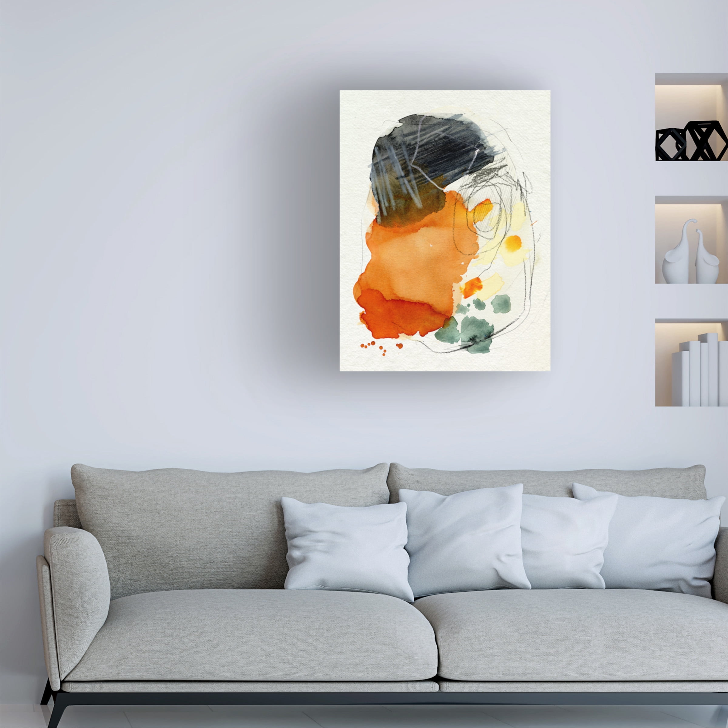Jennifer Paxton Parker 'Splat I' Canvas Art