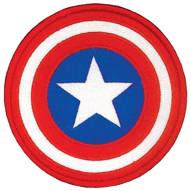 Captain America 43019 Captain America Red, White & Blue Iron on Patch