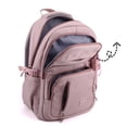 thumbnail image 4 of School Backpack for Girls Large Capacity Nylon Backpack for High School Students Travel Daypack Pink One Size, 4 of 8