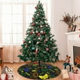 thumbnail image 7 of KLL 48" Christmas Tree Skirt Game Play Xmas Tree Skirts Mat for New Year Xmas Holiday Party Indoor Outdoor Home Decoration, 7 of 7