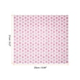 thumbnail image 2 of Uxcell 100pcs Square Heart Pattern Wax Paper Sheets 9.84" x 8.46" for Sandwich Baking Paper, Red, 2 of 7