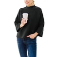 thumbnail image 1 of Sunloudy Pull Tricoté pour Femmes Manches Longues Col Rond Uni Ample Automne Mode Urbaine, 1 of 8