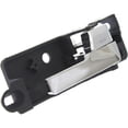 thumbnail image 4 of For Lincoln MKZ 2006 07 08 09 10 11 2012 Interior Door Handle Passenger Side | Rear | With Door Lock Button | Made Of Plastic | Chrome | Replacement For FO1553115 | 191275340356, BE5Z5422600A, 4 of 5