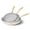 8" &10"&12" Beige, variant on Sanho Ceramic Nonstick Fry Pan Skillet 8 inch, Diamond-Titanium Coating, Oven & Induction Safe 500°F, Non-Toxic, Dishwasher Safe