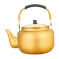 thumbnail image 2 of Wweixi Yellow Aluminum Boil Water Kettle Stovetop Kettle for Picnic Kitchen Outde 1L Yellow 1L, 2 of 2