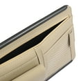thumbnail image 5 of Beige Universal Sun Visor Organizer Sunglasses Case Storage Pocket Pouch Bag ABS PU Leather for Car SUV RV Truck, 5 of 6