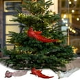 thumbnail image 7 of Christmas Tree Decorations, Faux Birds, Colorful Feather Christmas Birds for Tree Decor, Realistic Foam Bird Ornaments with Clip for Indoor Outdoor Holiday Decor, Set Of 2, 7 of 7