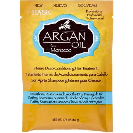 (2 Pack) Hask Argan Oil From Morocco Repairing Deep Conditioner, 1.75