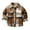 Coffee, variant on Kids Flannel Shirt Jacket Plaid Long Sleeve Lapel Shacket 3-4 Years Boys Girls Fall Tops Fleece-Lined Unisex Button Front Kids Flannel Shirt Jacket