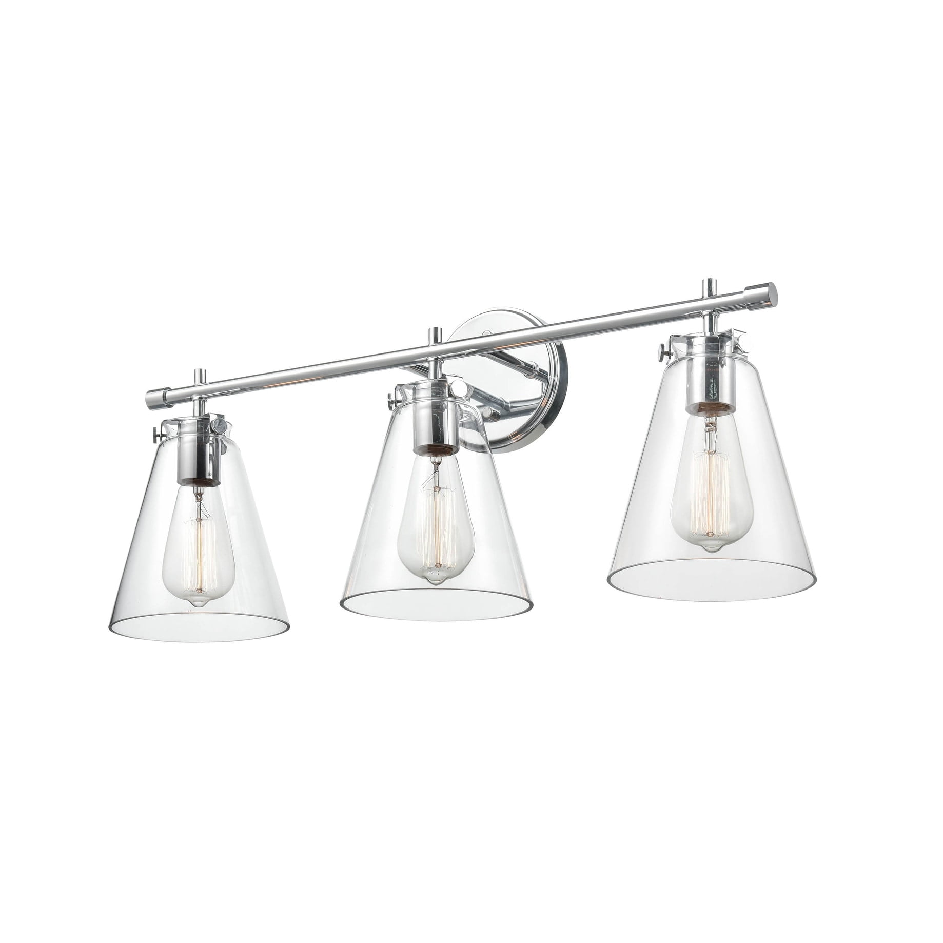 Millennium Lighting Metal 3 Light Vanity in Modern Gold